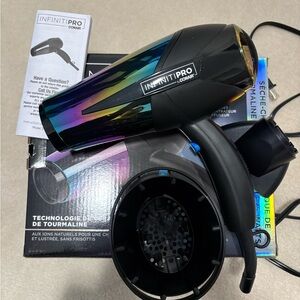 InfinitiPro Conair Hair Dryer - Black and Iridescent